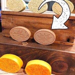 Handpoured Goat's Milk Soap: Eucalyptus & Cocoa Scent (pack of 3)